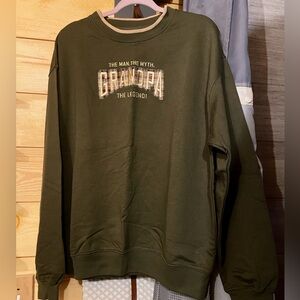 NWOT Grandpa The Legend Sweatshirt, Size XL
